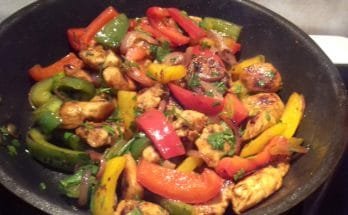 csirke fajitas