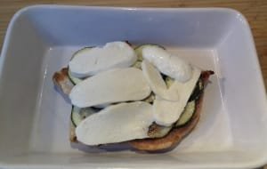 rakott cukkinis csirkemell összeállítása