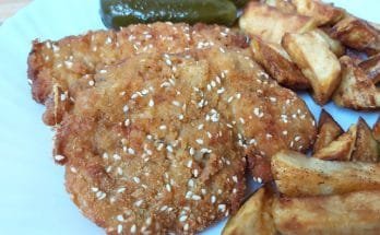 szezámmagos rántott csirkemell