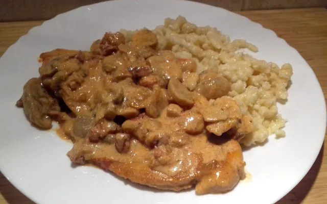 tejfölös bakonyi csirkemell filé