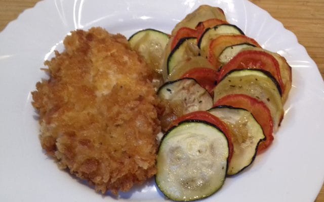 panko morzsás csirkemell