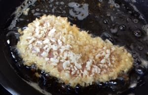 panko morzsás csirkemell sütése