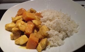 sütőtökös csirkemell ragu