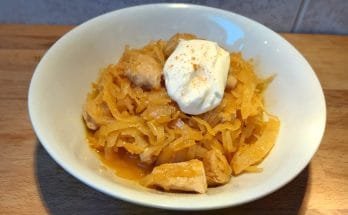 székelykáposzta csirkemellből