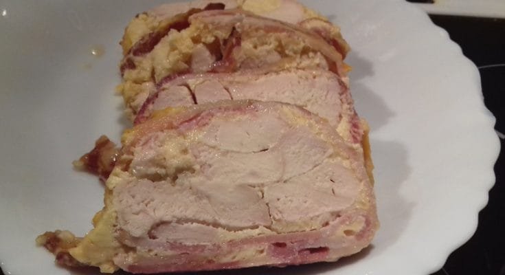 baconos csirkemell torta őzgerincben szeletek