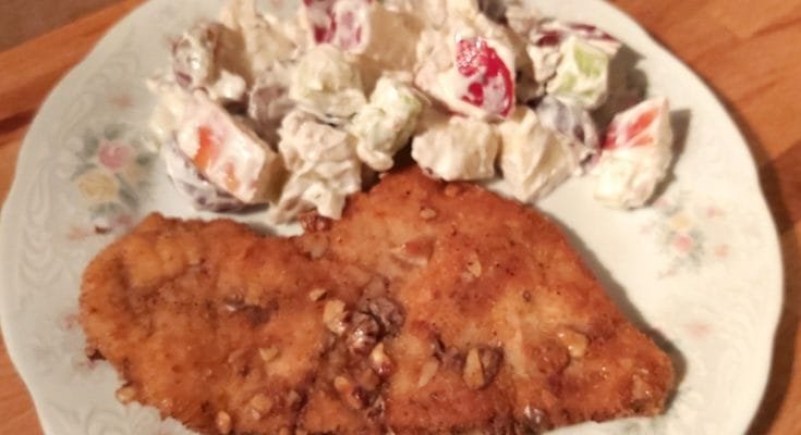 rántott csirkemell diós bundában