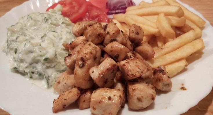 házi gyros csirkemellből