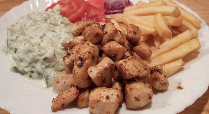 házi gyros csirkemellből