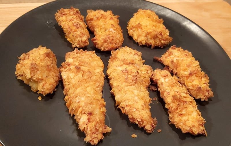 chips bundás csirkemell sütőben