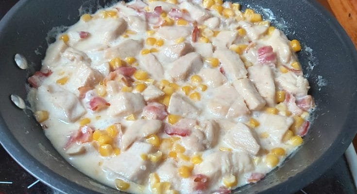 tejszínes kukoricás csirkemell