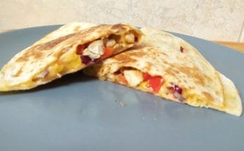 mexikói kukoricás sajtos csirkés quesadilla