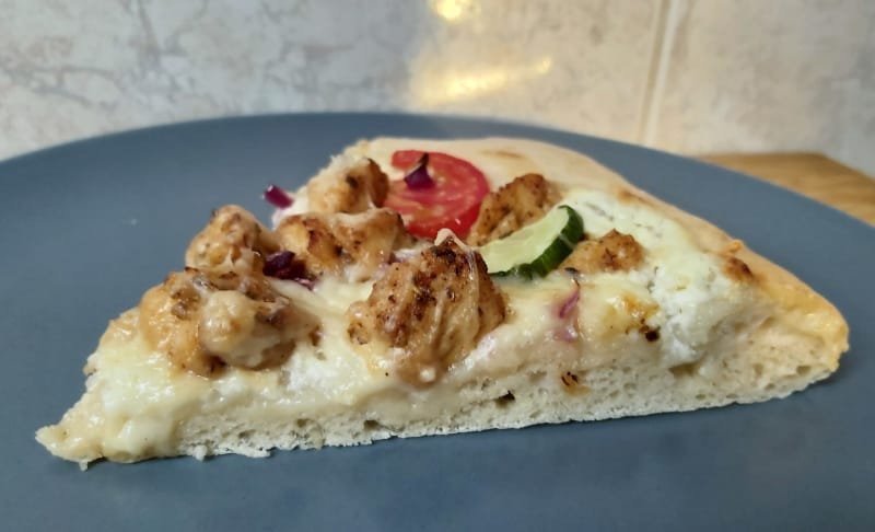 gyrosos pizza szelet