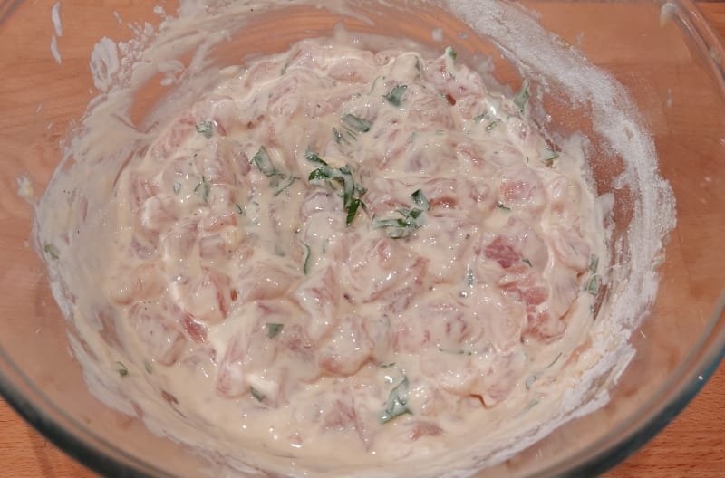 csirketócsni masszája