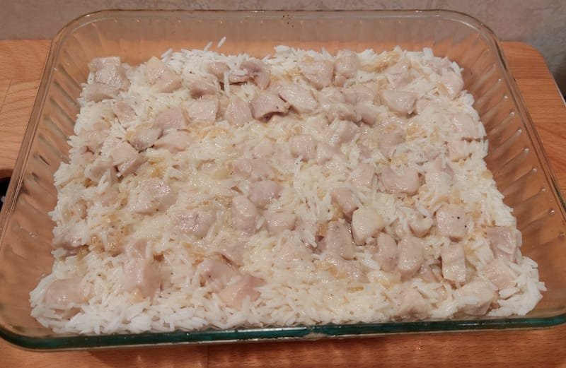 rakott karfiol csirkemellel összeállítása