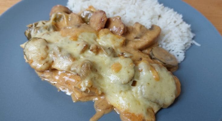 sarkadi pecsenye csirkemellből rizzsel