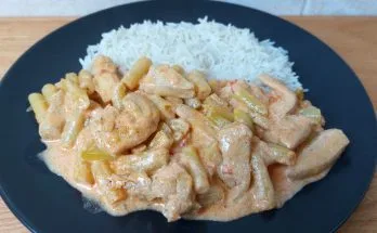 temesvári csirkemell rizzsel