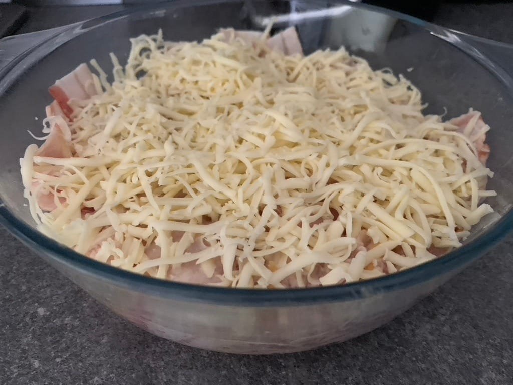 tejszínes csirkemell sütőben sütés előtt
