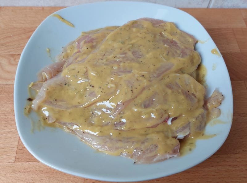 mézes mustáros csirke pác