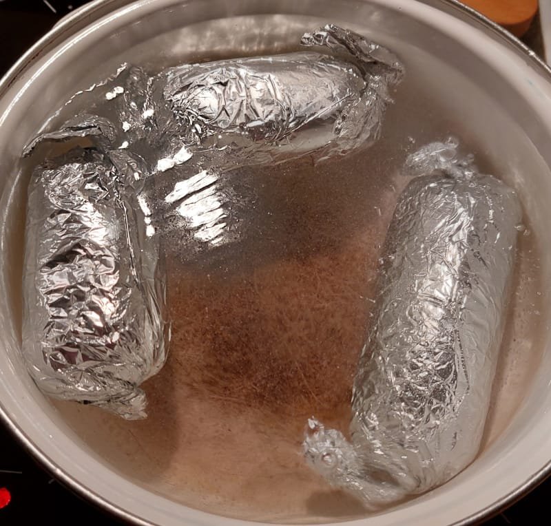töltött csirkemell főzése fóliában