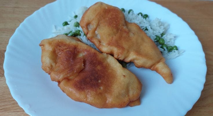 csirkemell krémsajtos bundában rizibizivel