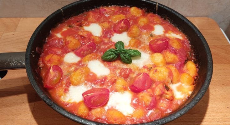 gnocchi alla sorrentina csirkemellel