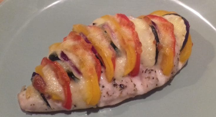 görög hasselback csirkemell