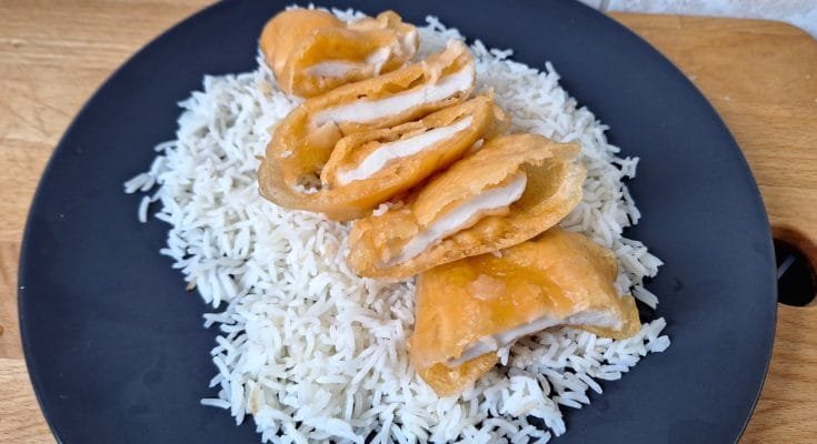 illatos omlós csirke tojásos rizzsel