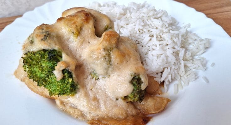 besameles brokkolis csirkemell rizzsel