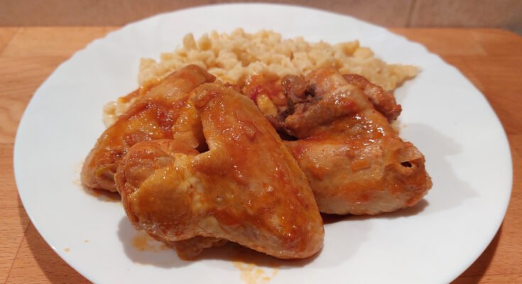 csirkeszárny pörkölt nokedlivel