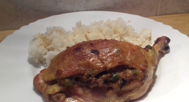 gödöllői töltött csirkecomb rizzsel