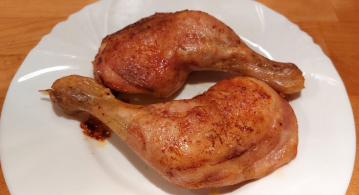 nagyi ropogós sült csirkecomb sütőben